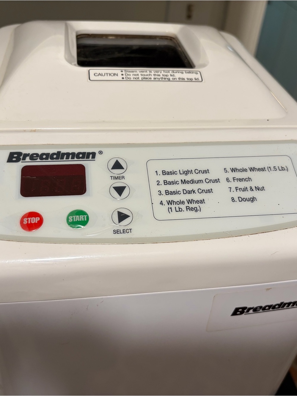 Breadman bread machine